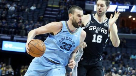 DE LA MANO DE MARC GASOL, LOS GRIZZLIES GANARON A LOS SPURS 96-86