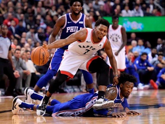 LOS RAPTORS DERROTAN A LOS 76ers POR 108-95 Y SE PONEN EN LA SERIE 1-0 EN SEMIFINALES