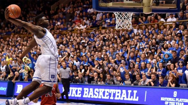 ZION WILLIAMSON, EL NÚMERO UNO DEL DRAFT PARA LOS PELÍCANOS