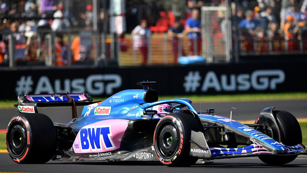 FERNANDO ALONSO, CON SU ALPINE MÁS RAPIDO EN LAS PREVIAS DE GP DE AUSTRALIA